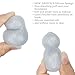 COSME New 3D Glitter Silicone Makeup Sponges Cute Save Money Washable Foundation Soft Silicone Gel Puff BB / CC Cream Beauty Tools 2Pack Sparkly Silver