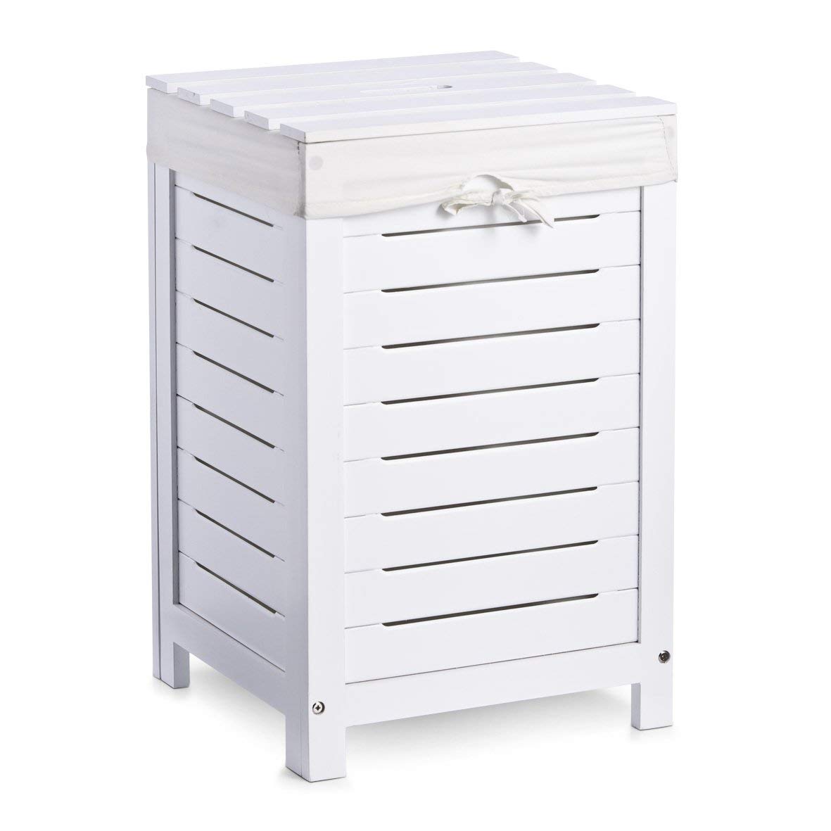 Zeller 13437 Painted Laundry Chest / 35 x 35 x 55 White