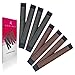 Women's Hair Bun Maker French Twist Hair Fold Wrap Snap by Andlane (2 Black, 2 Brown Snap)
