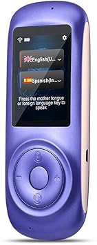 Traductor De Voz 82 Idiomas Ingles Japones Coreano Frances Ruso Aleman Chino Espanol Viajes Traductor Blue Amazon Com Mx Oficina Y Papeleraa