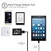 HZONE Kindle Fire Charger, [UL Listed] AC Adapter 2A Rapid Charger with 5.0 Ft Micro-USB Cable for Kindle Fire HD, HDX, Fire 7 8 10 Tablet and Phone, Black