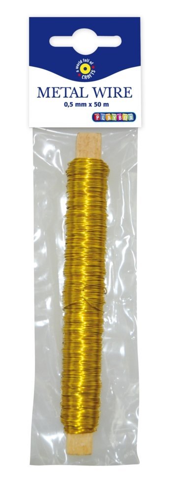 Playbox 0.5mm Metal Wire (Gold)