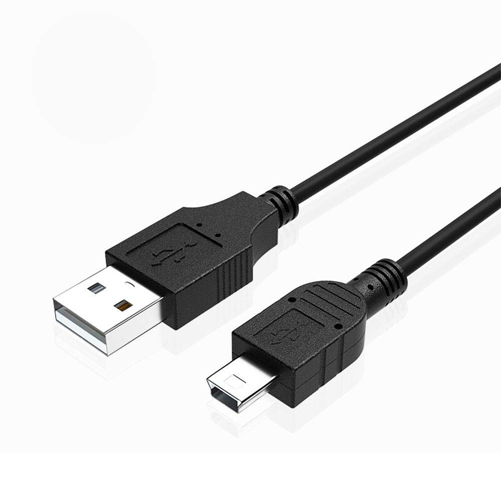 ezonpinzv USB to Mini USB Charger Cable for PS3 Controller - Charging Cable Data Transfer Cable Compatible with Sony PlayStation PS3/PS3 Slim SixAxis Controller, GoPro Hero 3, Hero 4 USB Cable