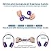 2 Pack of SIMOLIO Kids Headphone with 75dB,85dB,94dB Volume Limited, Kids Bluetooth Headphone with Mic, On-ear Headset with In-Line Audio Control for Game, Bluetooth Headphone for Children (Mint+Grey)thumb 2