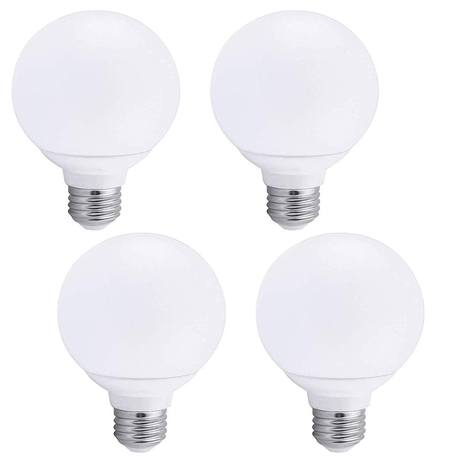Photo 1 of Lxcom Lighting G95 LED Bulbs 9W Globe Vanity Light Bulbs E26/E27 Base Warm White 3000K 90W Equivalent for Makeup Vanity Mirror Bathrooms Lamp, AC 85V-265V (4 Pack)
