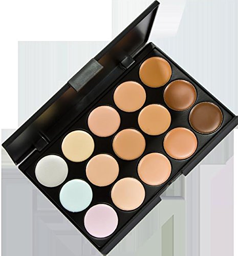 15 Colour CONCEALER PALETTE -Contour Palette, Highlight & Camouflage Palette, Home or Travel
