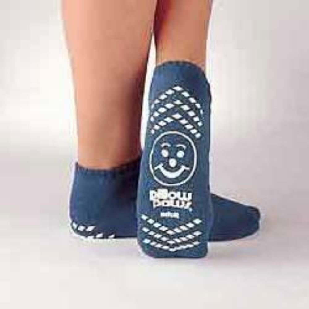 Slipper Sock Dbl Print Extra Large 1 Pair