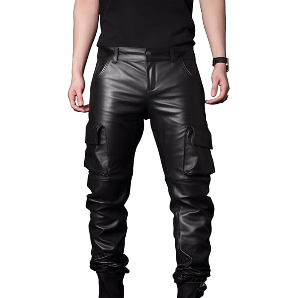 パンツ archive docking leather cargo pants archive docking leather cargo pants（1of1 2way docking court