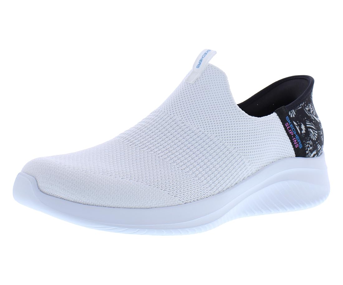 Skechers Ultra Flex 3.0 Full Flight Womens Shoes Size 11, Color: White/Black-White Image