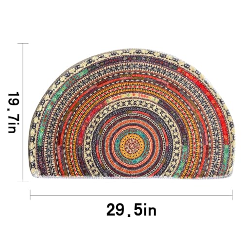 Front Door Welcome Outdoor Mat, Heavy Duty With Non-Slip Leak-Proof Rubber Backing, Scrapes Dirt, Low Profile Pet-Friendly and Stylish, Large Sweet Home Gift, Durable Construction 90*60CM (Multicolor)