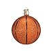 Old World Christmas Basketball Glass Blown Ornament for Christmas Tree, Handcrafted Holiday Decoration, Sport Collection