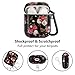 Cute Airpods Case with Floral Design,OLEBADN Portable and Shockproof Sleeve for Women and Girls, 5 in 1 Accessory Set Compatible for Airpods 2&1 Front LED Visible (Small Rose)thumb 1