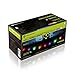 Halloween String Lights, YUNLIGHTS 14.7ft 40 LED Waterproof Ghost Light with 8 Modes, Battery Powered, Multicolor