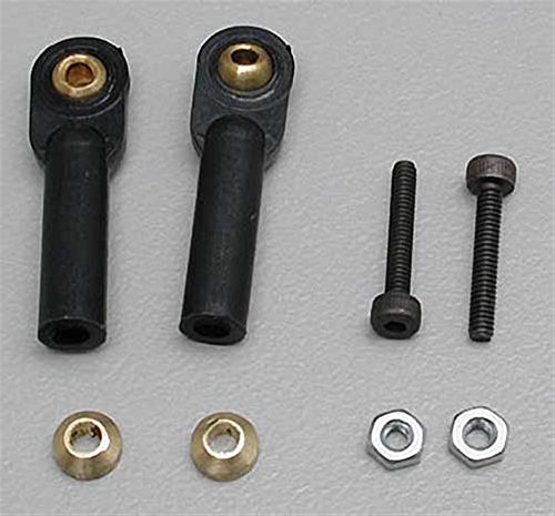 Du-Bro 2133 2 mm x 12 mm Swivel Ball Link With Hardware (Fits 2 mm Rod Or Turnbuckle) (2-Pack)