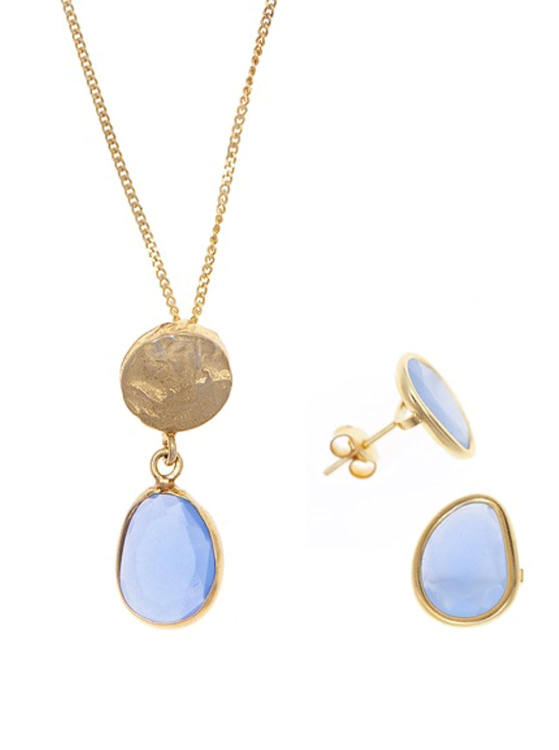 Córdoba Jewels  Conjunto de gargantilla y pendientes Plata de Ley bañada