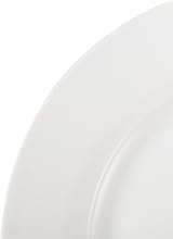 Amazon Basics 6-Piece White Dinner Plate Set 10.5 inches Porcelain BPA-free view 5