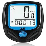 Bicycle Speedometer and Odometer Wireless Waterproof Cycle Bike Computer with Digital LCD Display & Multi-Function by YS