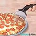 Pizza Cutter Wheel (INCREDIBLY SHARP - HEAVY DUTY STAINLESS STEEL) Soft Ergonomic Handle - Easily Slice Soft or Hard Crust Pizza's & Flatbread