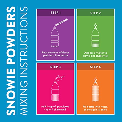 Snowie Originals Original Flavor Powders , Just Add Water & Sugar