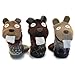 Cate & Levi - Puppets for Kids, Adults and Toddlers - Premium Reclaimed Wool - Handmade in Canada - Machine Washable (Beaver)