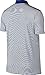 NIKE Men's Dry Victory Stripe Polo, College Navy/White, X-Large