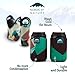 Nordic by Nature Big Insulated Extra Large Neoprene Lunchbox Tote Lunch Bag Set: Tote + Bottle Sleeve + 2 Can Insulators | 13,5” | Reusable | Washable | Great For Lunchboxes & Snacks | Camo Design