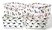 ECOHIP Set of 4 Fabric Storage Units, Storage Baskets, Storage Bins, Desk Organizer