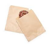 Volanic 100PCS 6X8 Inch Kraft Paper Bags Small Flat