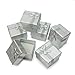 Bulk Lot 24Pcs Silver Square Jewelry Ring Gift Cardboard Box Present Case Holder