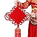 KI Store Chinese Knot Tassel Chinese New Year Decoration 2019 Traditional Red Lucky Oriental Pendant Ornaments for Spring Festival, Lunar New Year 36.2