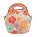 BUILT NY Gourmet Getaway Neoprene Lunch Tote, Bright Flower