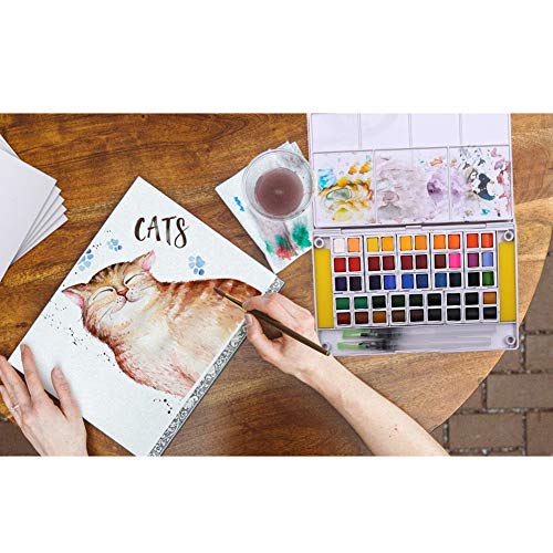 Dainayw Watercolor Paint Set, Professional 48 Assorted Watercolors