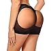 Lelinta Sexy Fullness Butt Lifter Boyshort Tummy Control Panties Butt Enhancer Shaper,Black,S(Fit For Waist:23