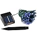INST Solar Powered LED String Light, Ambiance Lighting, 54.5ft 17m 100 LED Solar Fairy String Lights for Outdoor, Gardens, Homes, Christmas Party (Blue)