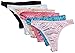 Barbra Lingerie Women's 6 Pack Satin Thong Panties (Satin Thong, Medium)