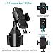 VABSCE Cup Holder Phone Mount, Universal Adjustable Cup Holder Cradle Car Phone Magnetic Mount
