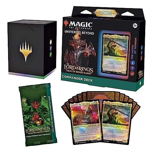 Magic: The Gathering The Lord of The Rings: Tales of Middle-Earth Commander Deck 4 + Collector Booster Sample Pack (Englische Version)
