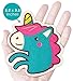 Curious Columbus Non-Slip Bathtub Stickers Pack of 10 Unicorns and Rainbows Decal Treads. Best Adhesive Safety Anti Skid, Anti-Slip Bathtub Appliques for Bath Tub and Shower Surfaces
