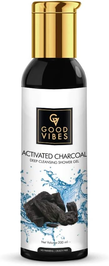 Good Vibes Deep Cleansing Shower Gel, Activated Charcoal (200 Ml)