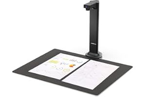 VIISAN DL8 Smart Document Scanner, USB Book Scanner with Asymmetric Lighting Tech, OCR Auto-Flatten & Deskew, 13MP Document Camera for Desktop/Laptop, Capture Size A3, Works with Windows & Mac OS