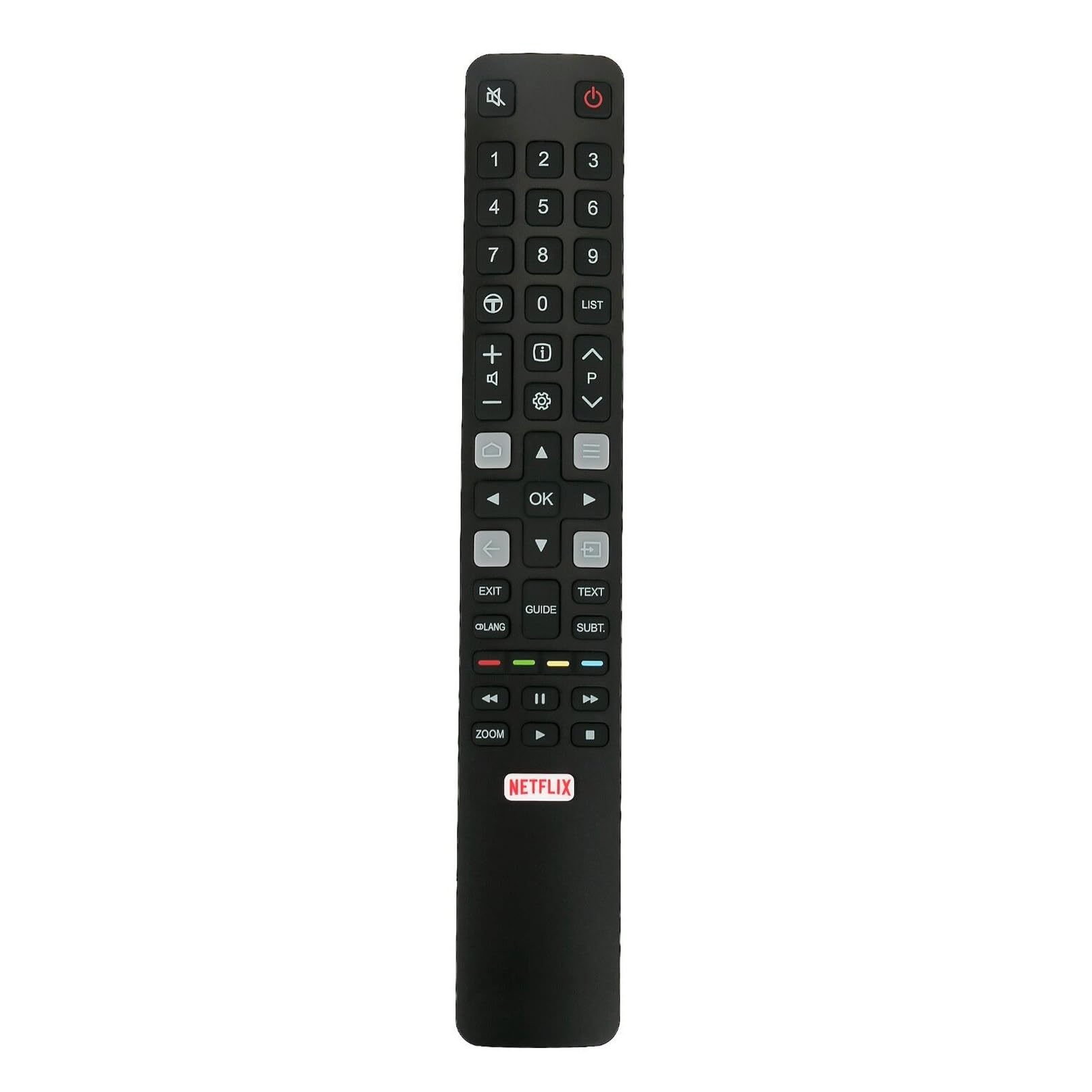 RC802N YUI1 Replaced Remote Control -VINABTY-fit for TCL 4K UHD QLED TV remote control ARC802N RC802N YU14 32ES560 32ES580 43EP640 43EP660 50EP640 50EP660 50EP680 55DC760 55DP660