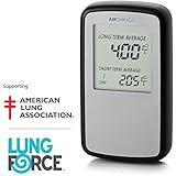 Corentium Home Radon Detector by Airthings 223 Portable, Lightweight, Easy-to-Use, (3) AAA Battery Operated, USA Version, pCi/L