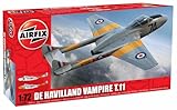 Airfix A02058 De Havilland Vampire T.11 Set, 1:72 Scale