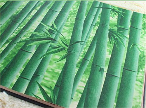 CNMDGBWY 3D Natural Simulation Bamboo Wall Paper Chinese Screen Tv Backdrop Wall Thick Pvc 3D Wallpaper Decoration Papier Peint 53Cmx9.5M
