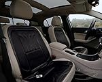 Zento Deals 2 Pack Automotive Premium Quality Ultra Comfortable Heated Car Seat Cushion 12V Adjustable Temperature (Black)