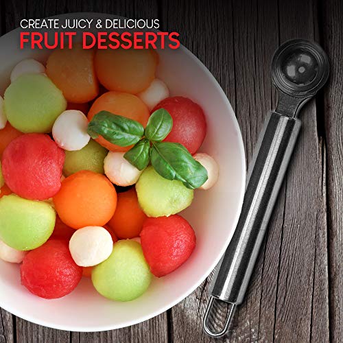 Stainless Steel Watermelon Slicer Cutter and Melon Baller Scoop Fruit