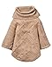 Crazy 8 Girls' Little Cable Turtleneck Poncho