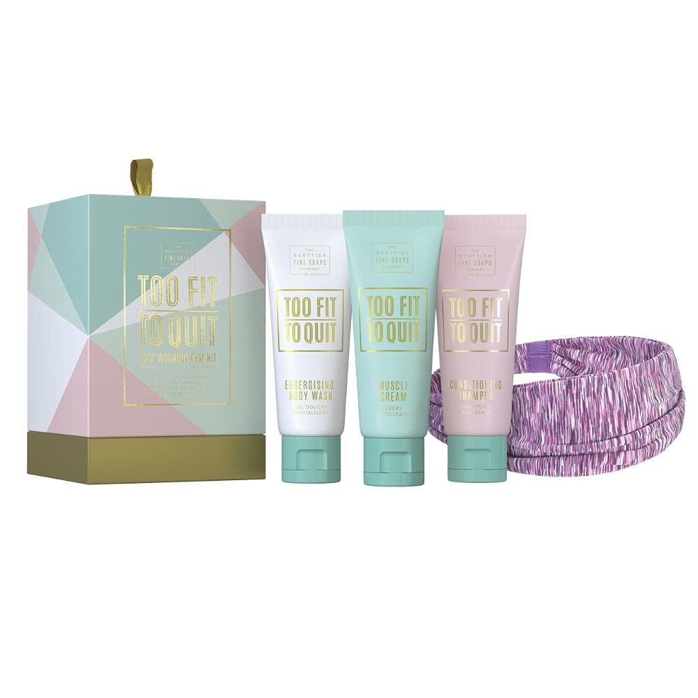 Luxurious Gift Sets by Scottish Fine Soaps Too Fit to Quit