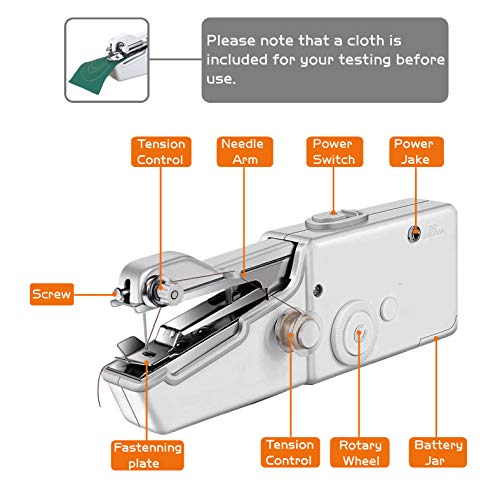 FLYMAN Handheld Sewing Machine, Handy Stitch, with Premium Full 26 Pack Pricepulse