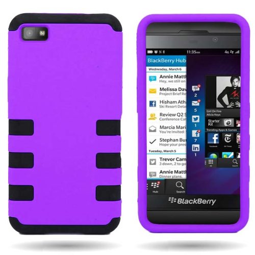 BlackBerry Z10 Case, CoverON [TPU Hybrid Series] Protective Dual